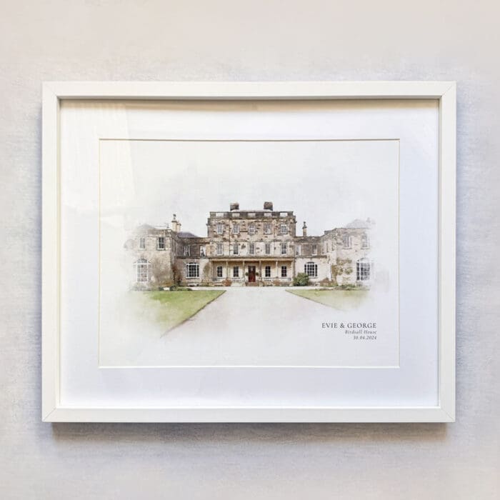 Personalised Wedding Venue Illustration Print - Image 10