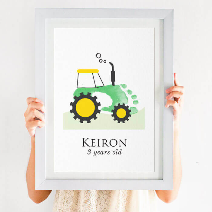 Boys Tractor print