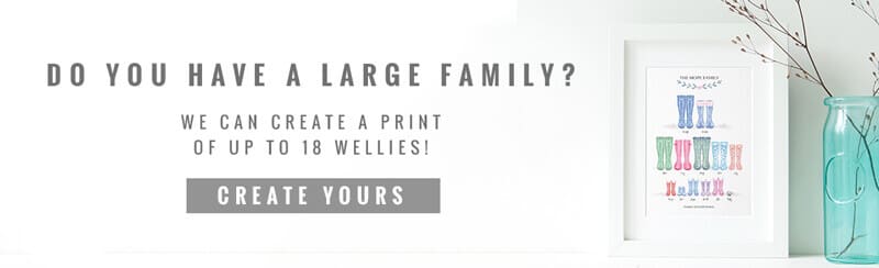 family welly print