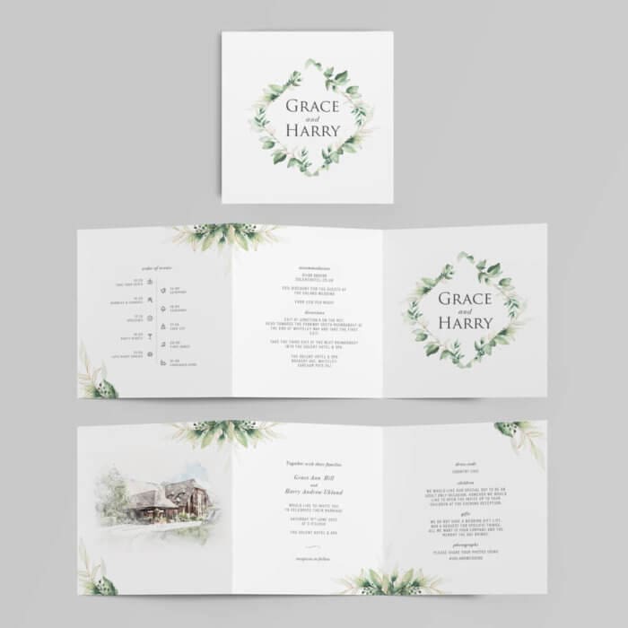 Custom Wedding Stationery, Personalised Wedding Stationery