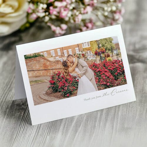 Folded Wedding Thank You Cards