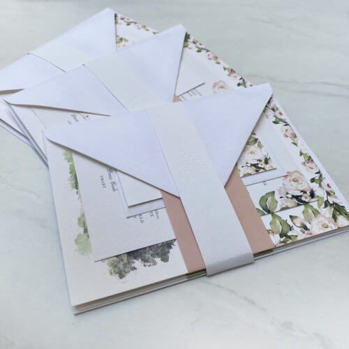 Wedding invitations sample pack
