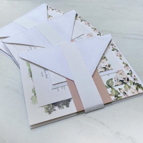 Wedding invitations sample pack