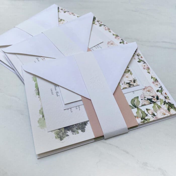 Wedding invitations sample pack