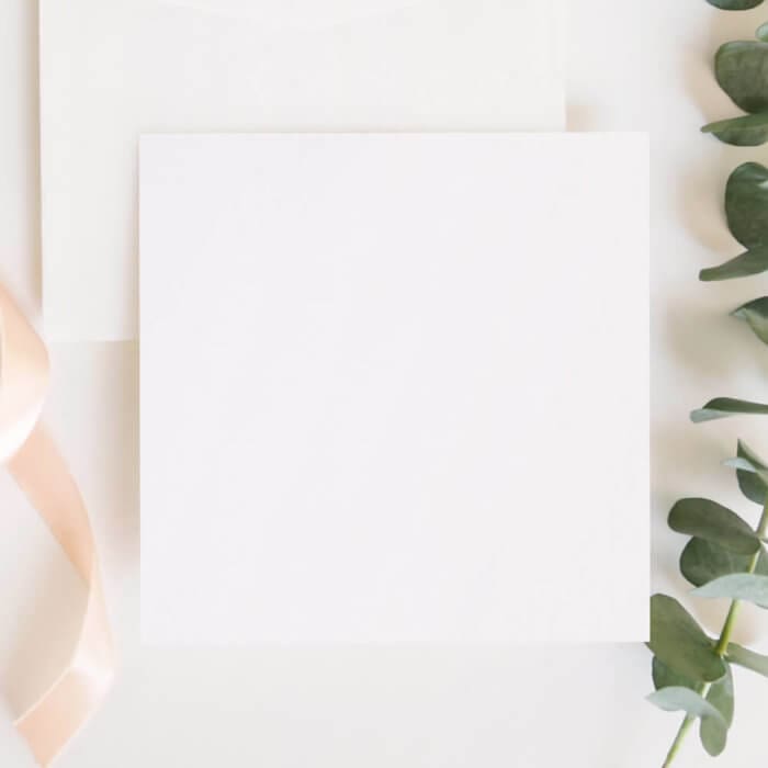Reverse of save the date cards