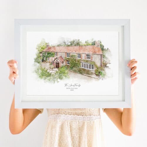 New home portrait print