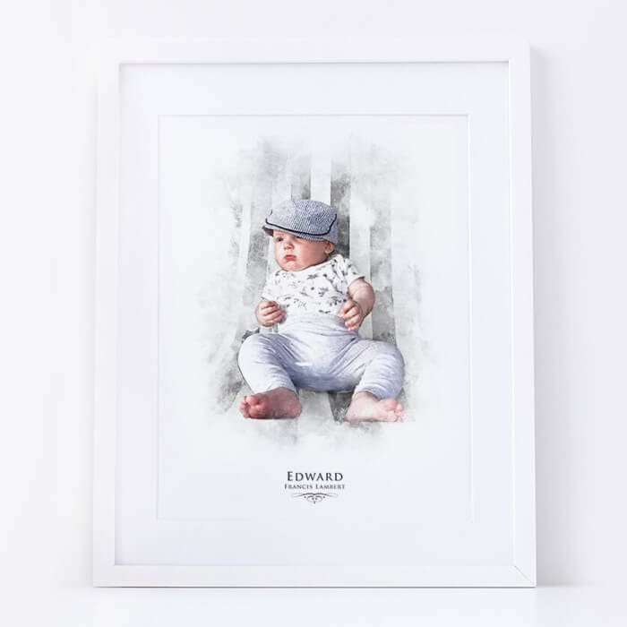 Personalised Child Portrait Print