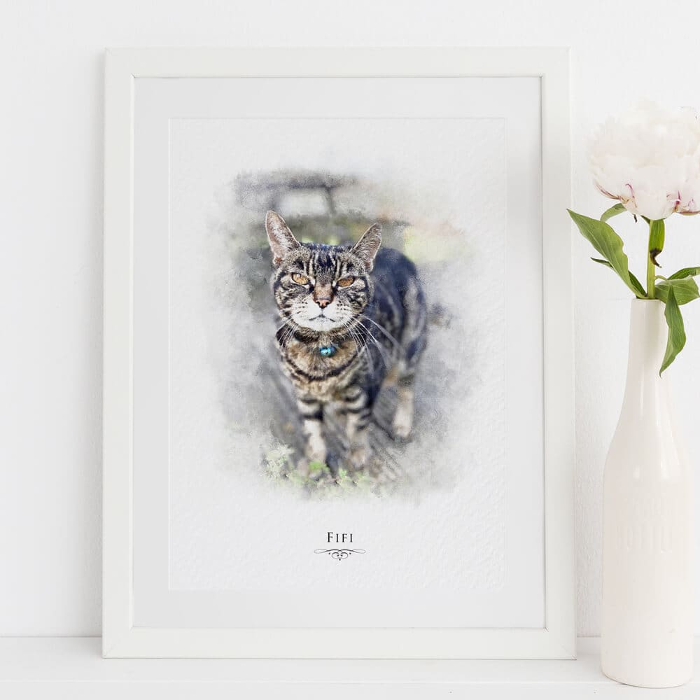 Cat Memorial Portrait Print - Image 8