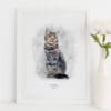 Personalised Cat Portrait Print - Image 7