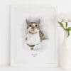 Personalised Cat Portrait Print - Image 4