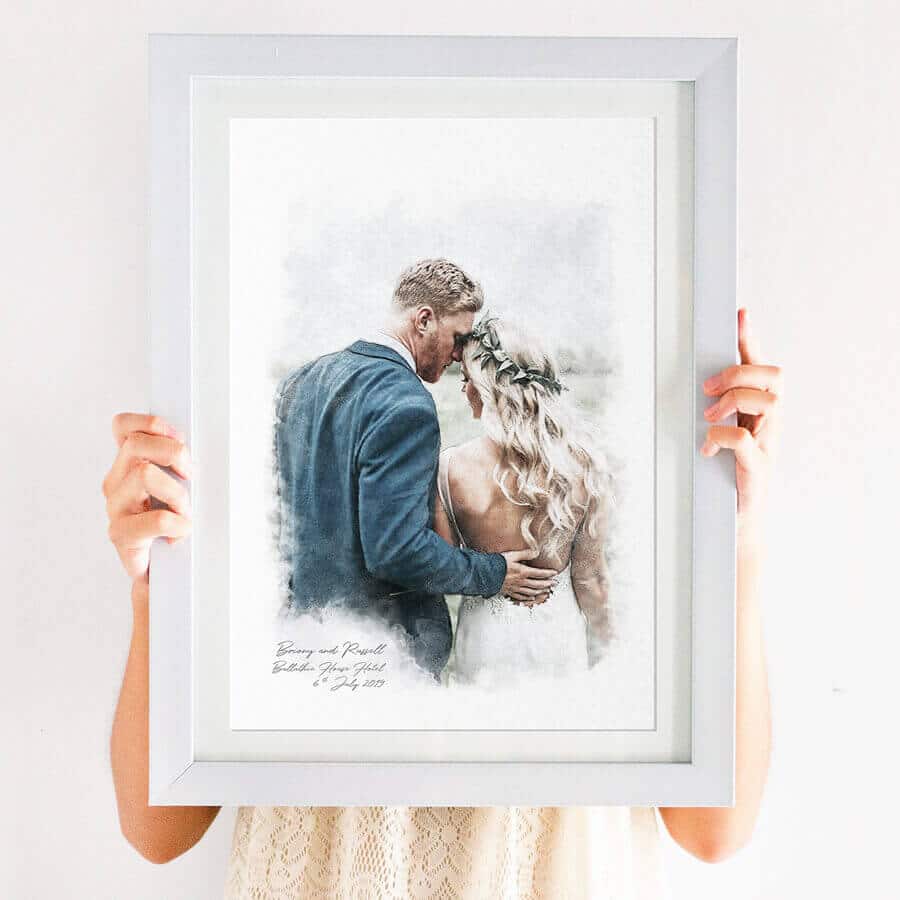 wedding portrait print