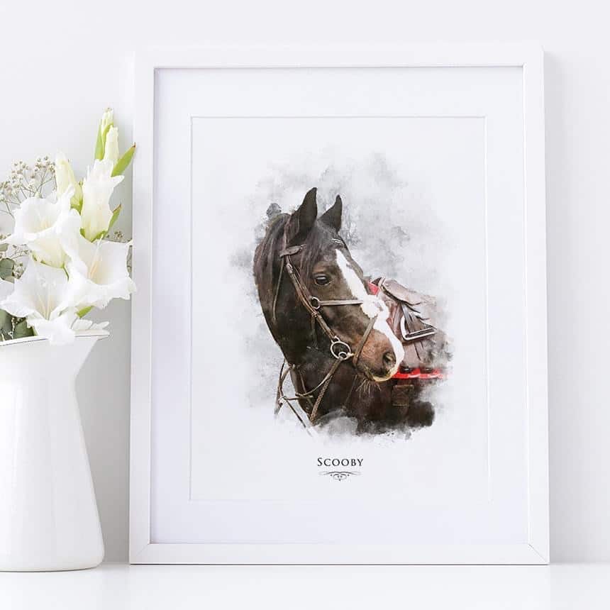 horse portrait review