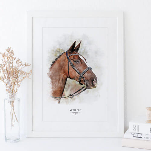 Horse Portrait Print
