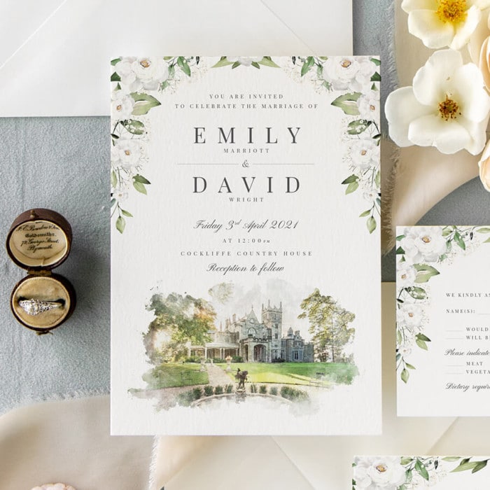 Custom Wedding Stationery, Personalised Wedding Stationery