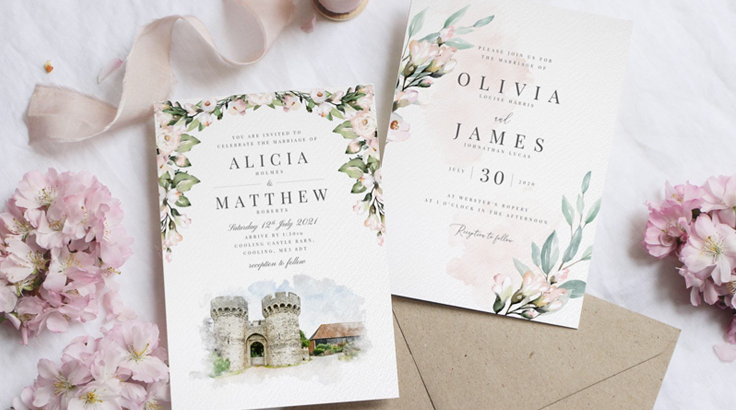 Custom Wedding Stationery, Personalised Wedding Stationery