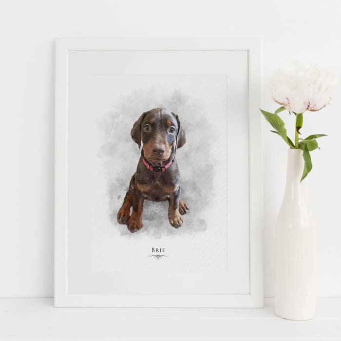 Pet Portraits, Personalised Family Prints
