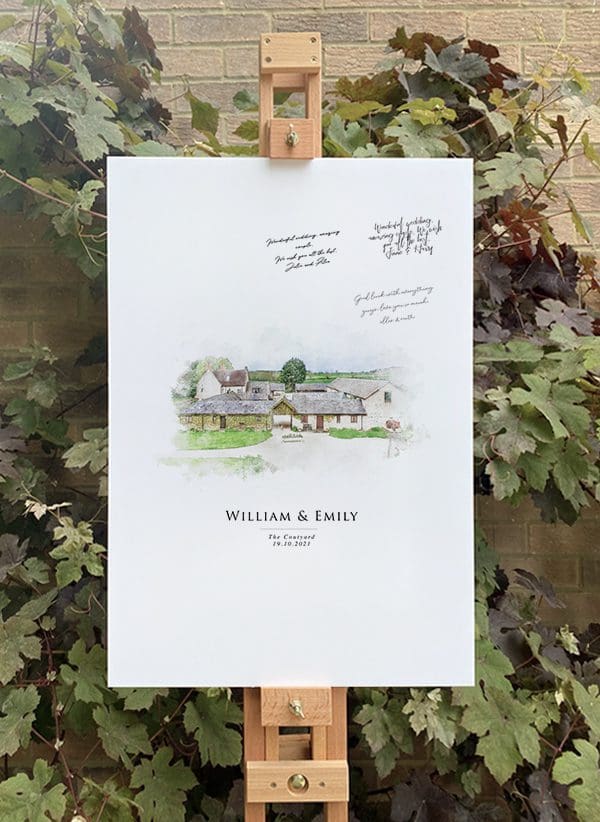 wedding guest book alternative