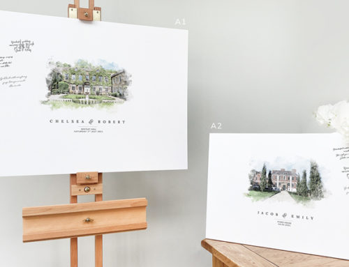 A unique wedding guest book alternative