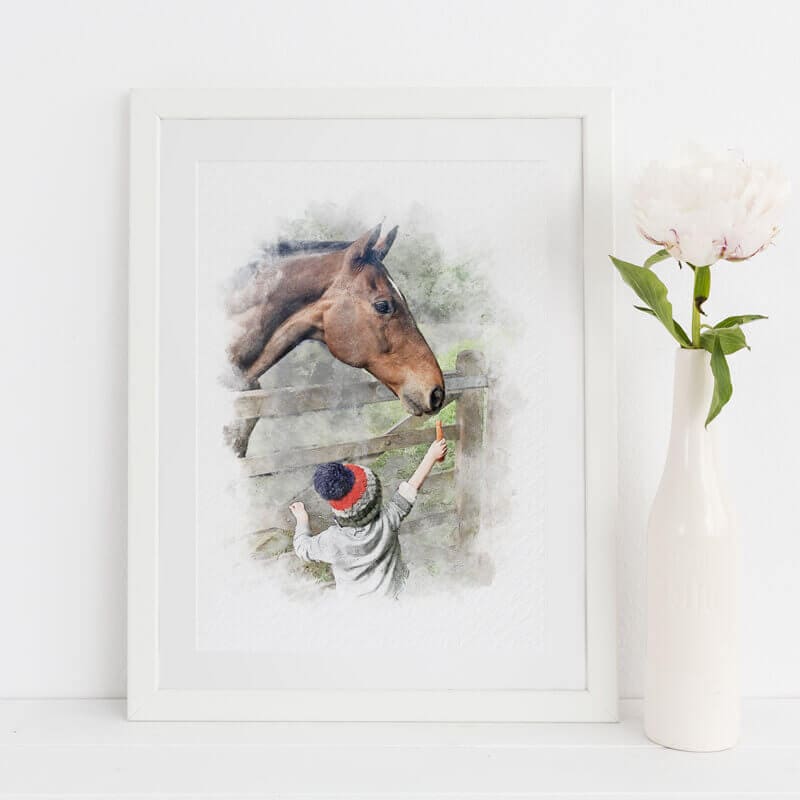 horse and owner portrait