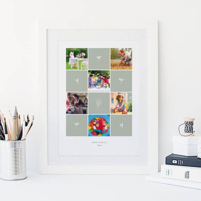 In comparison to printing a single image, our Personalised Photo Collage Prints will allow you to pick a beautiful collection of images.