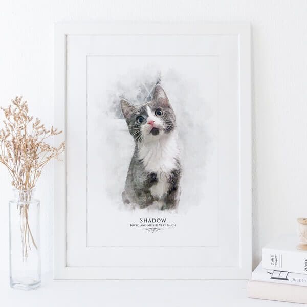 CAT Portrait print