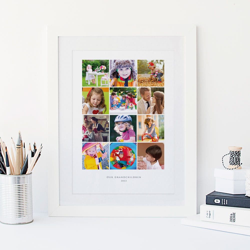 Insta Family Photo Collage Print