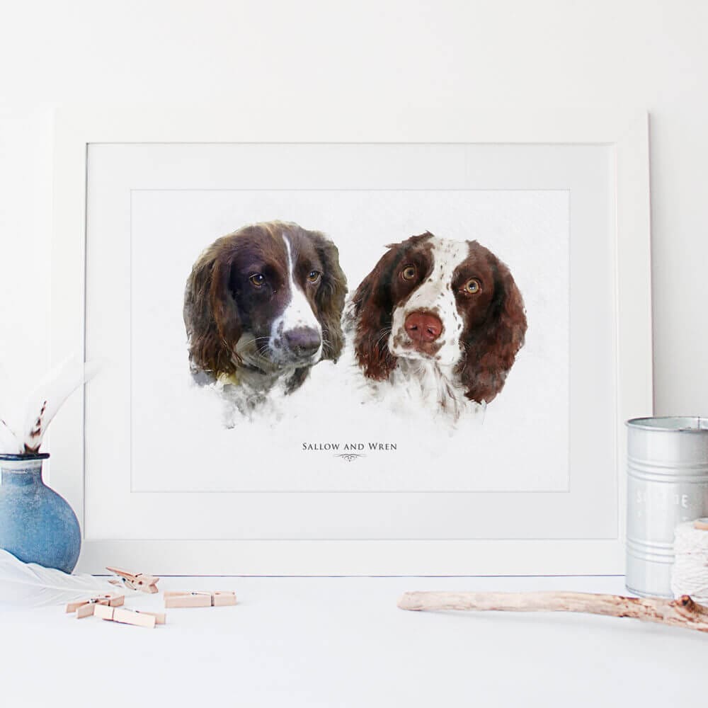 2 PET Portrait Print