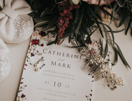A Perfect Match: A Burgundy and Blush Wedding Theme for Tissington Hall