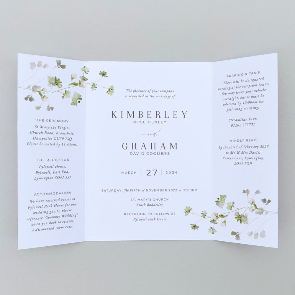 Gatefold Invitations