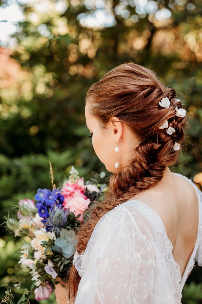 bridal hair