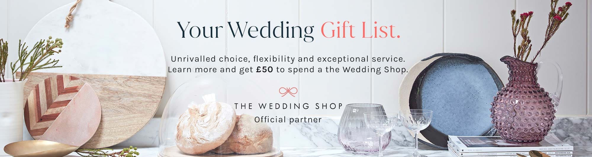 The wedding shop gift registry