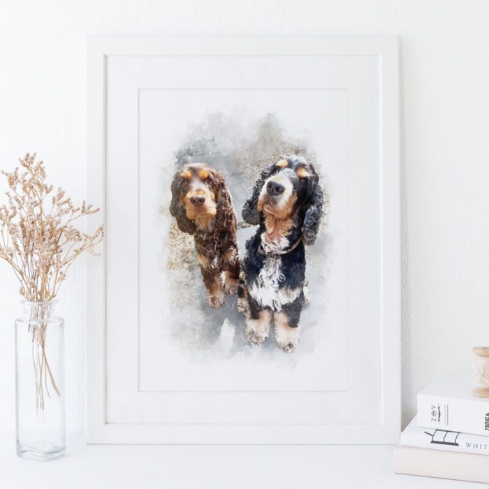 Pet Portraits with 2 or multiple pets in image