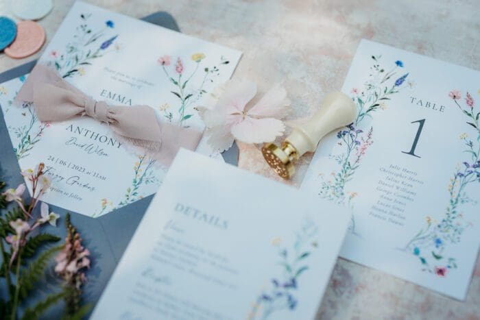 Wildflower Wedding Invitation Suite - Image 7