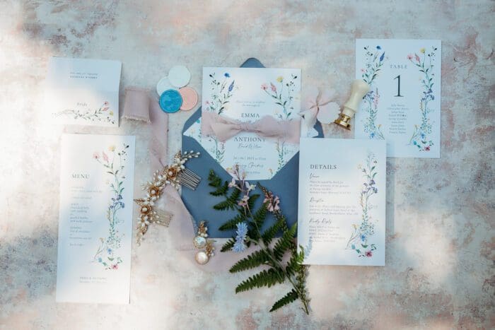 Wildflower Wedding Invitation Suite - Image 8