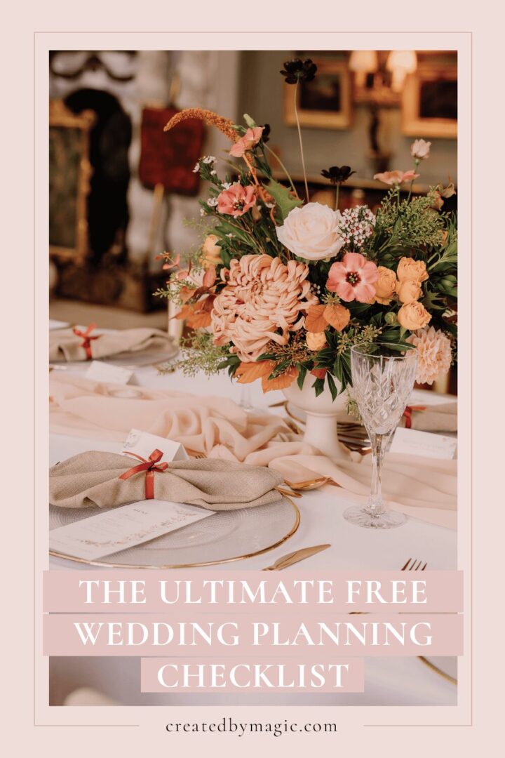 THE ULTIMATE FREE WEDDING PLANNING CHECKLIST