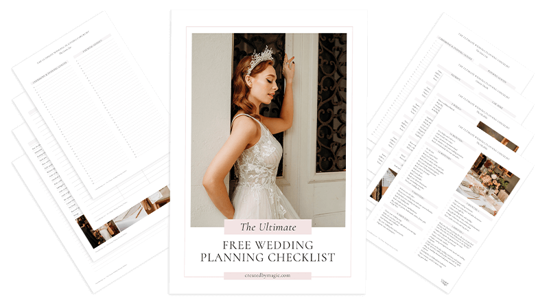 The Ultimate FREE Wedding Planning Checklist
