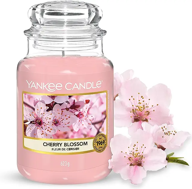 Yankee Candle Scented Candle, Cherry Blossom Large Jar Candle
