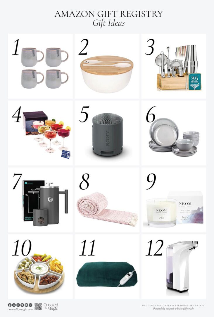 amazon wedding registry gift ideas