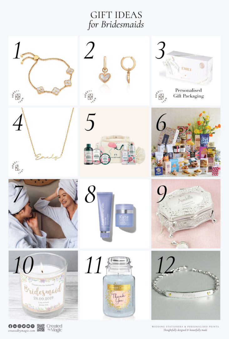 gift ideas for bridesmaids