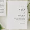 Minimalist Wedding Invitations