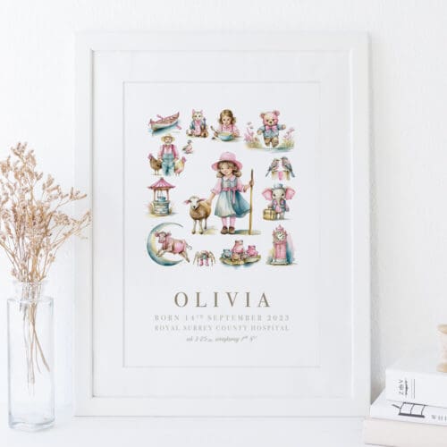 Personalised Nursery Rhyme Print