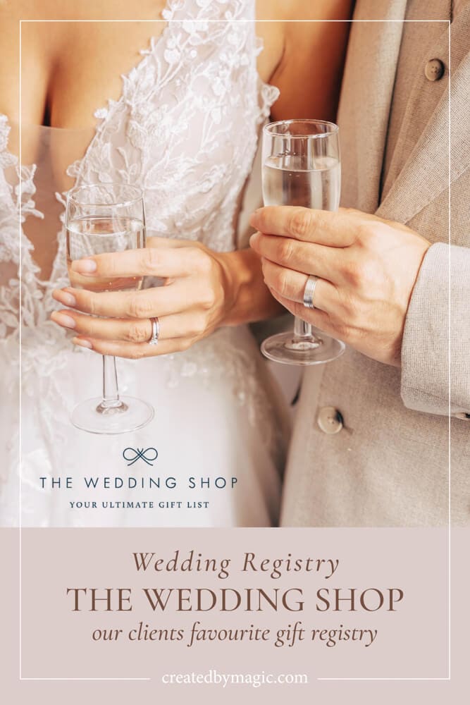 The wedding shop wedding registry
