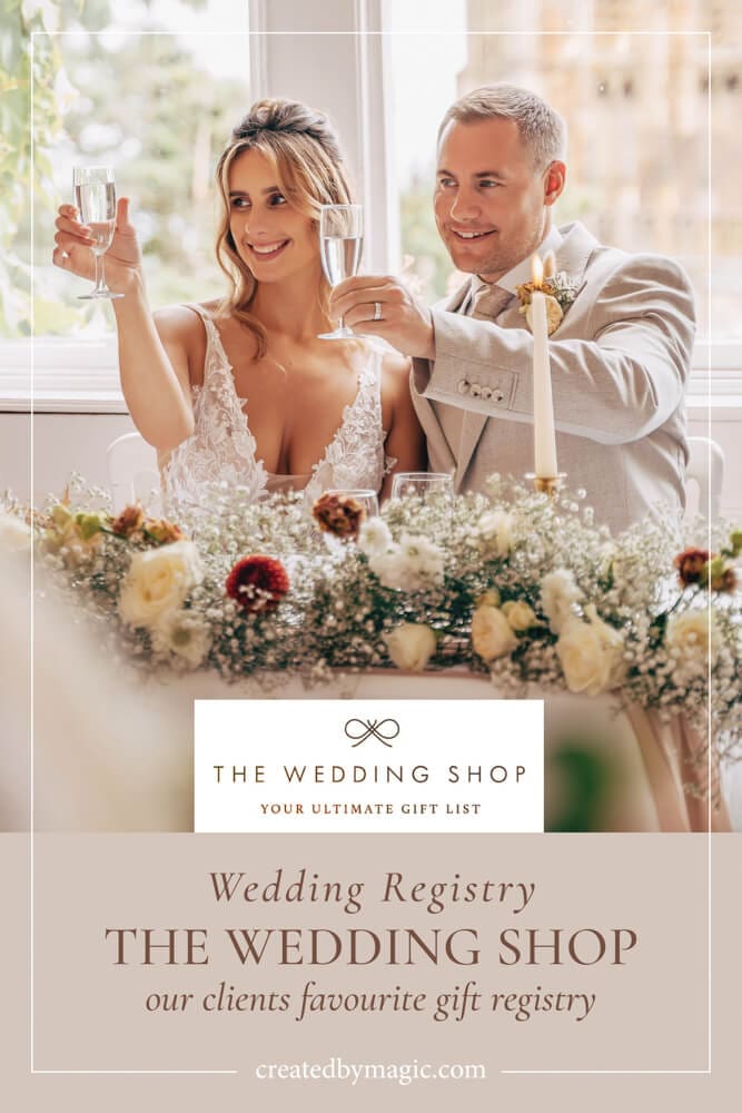 The wedding shop wedding registry