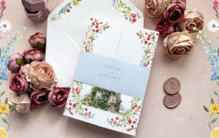 Floral Wedding Invitations Inspired by the Beauty of Kew Gardens