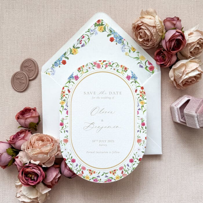 Floral Wedding Save the Dates