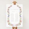 Floral Wedding Seating Chart