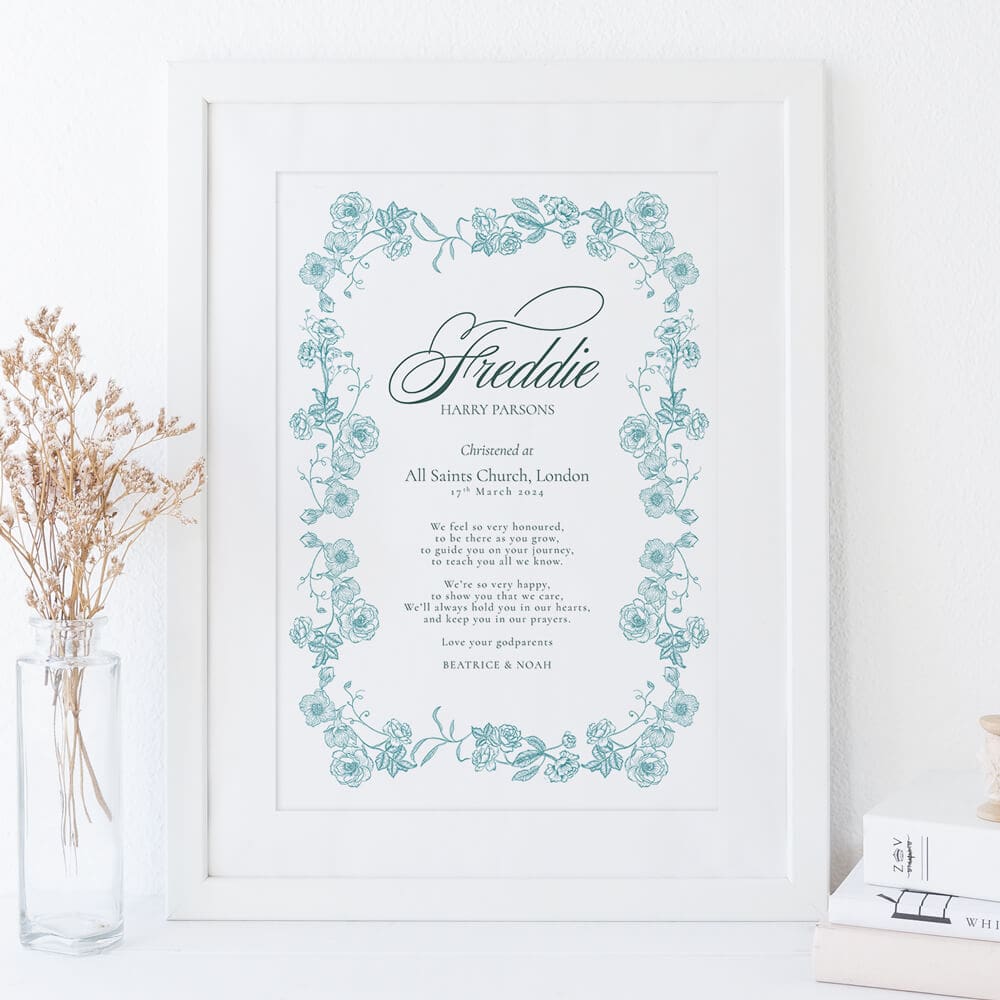Christening Gift from Godmother to Godson