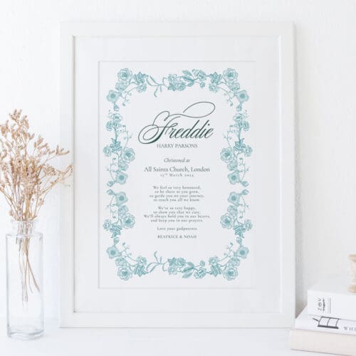 Christening Gift from Godmother to Godson