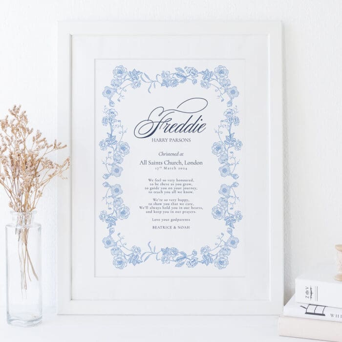Christening Gift from Godfather to Godson