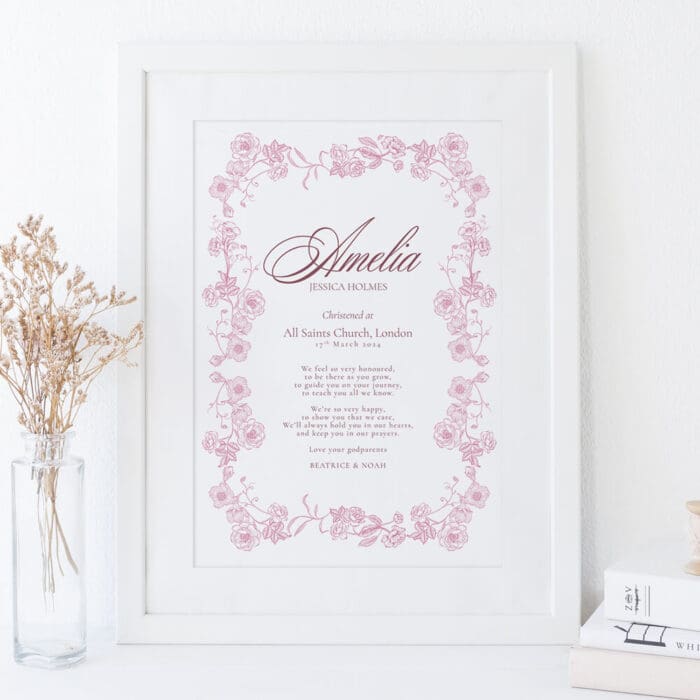 Christening Gift from Godmother to Goddaughter